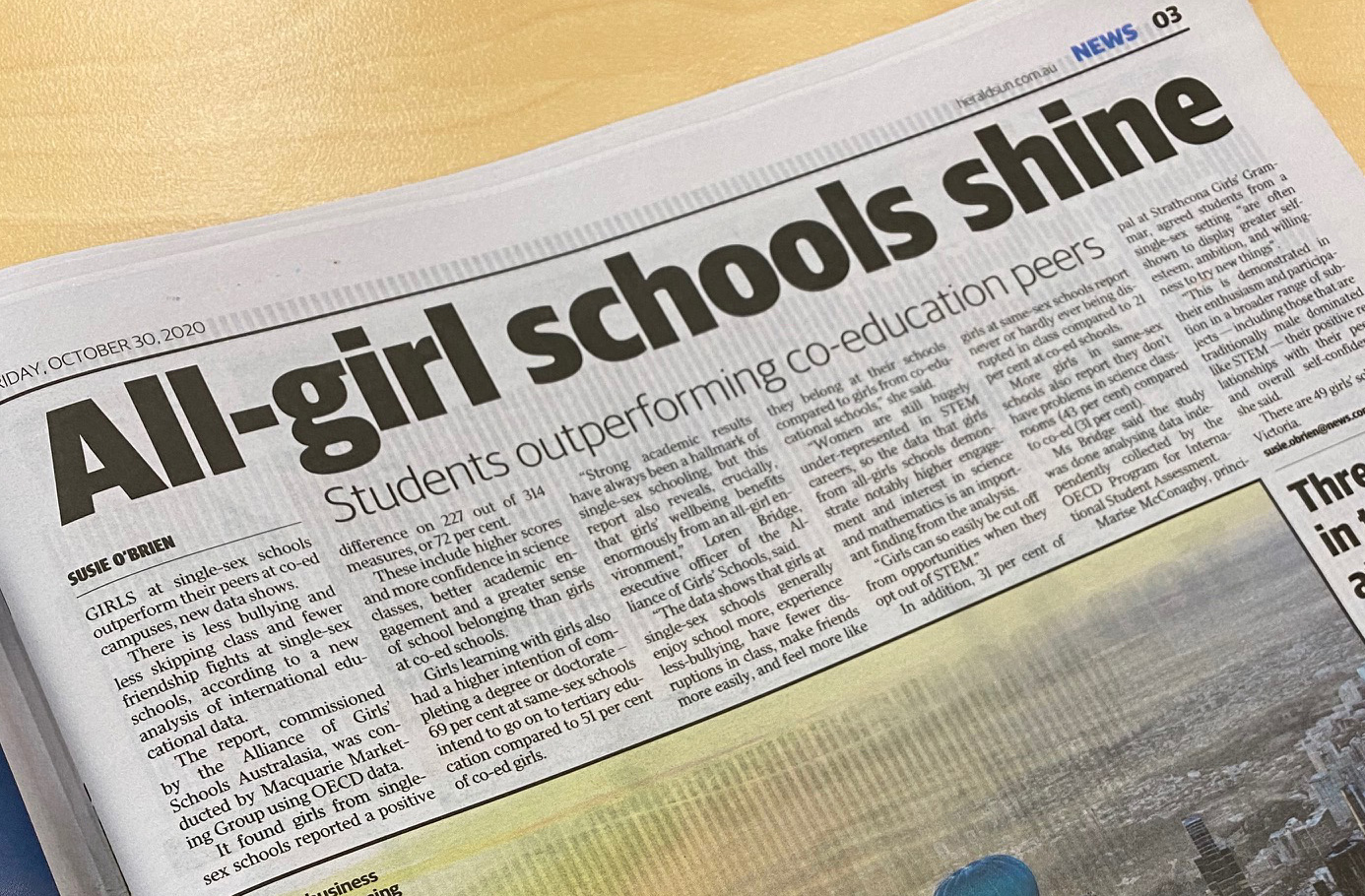 all-girls schools shine article