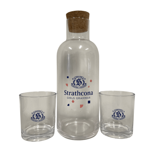 Carafe and glasses