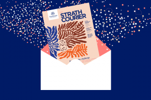 Strathcona courier graphic